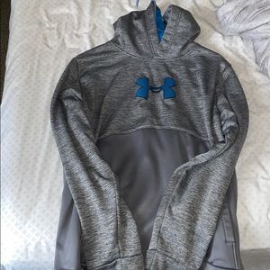Gray Under Armour Hoodie